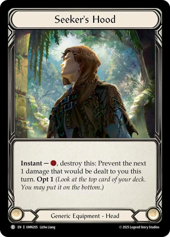 Seekers Hood — Omens of the Third Age card