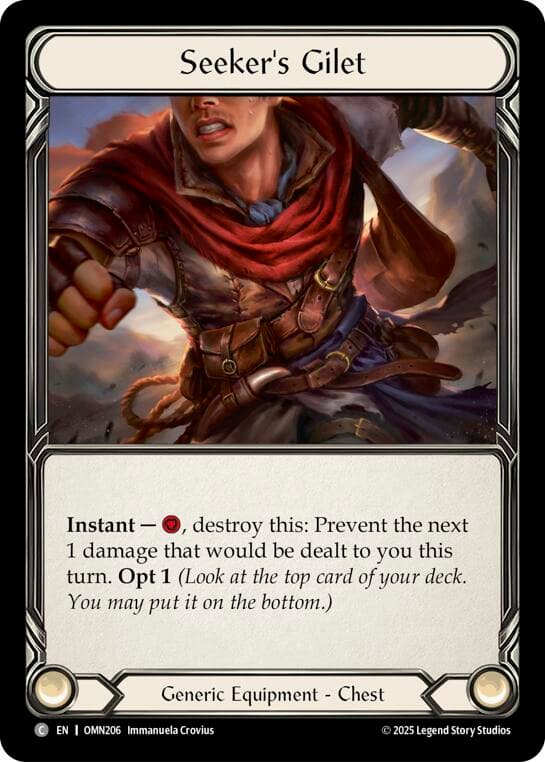 Seekers Gilet — Omens of the Third Age card