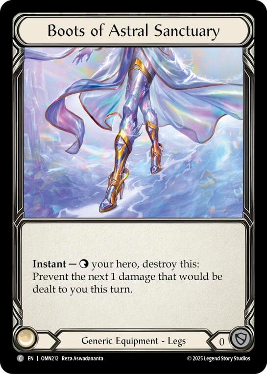 Boots Of Astral Sanctuary — Omens of the Third Age card