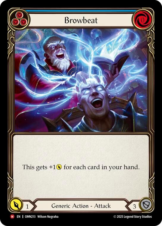Browbeat (Blue) — Omens of the Third Age card