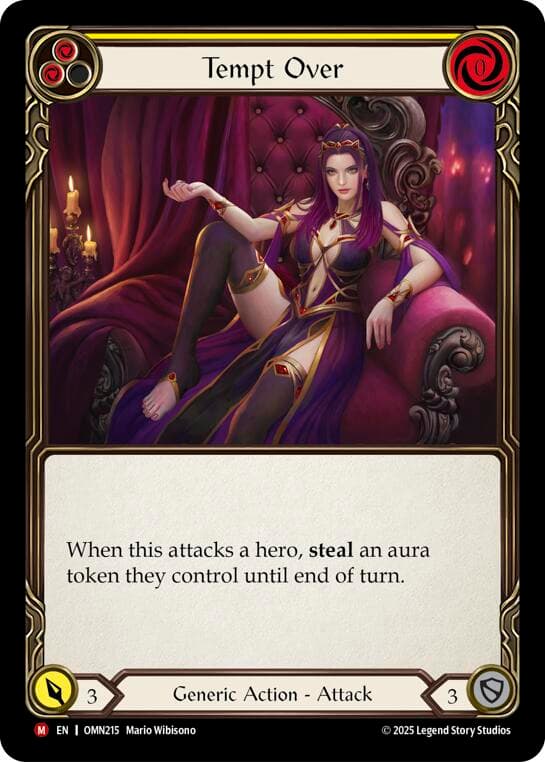 Tempt Over (Yellow) — Omens of the Third Age card