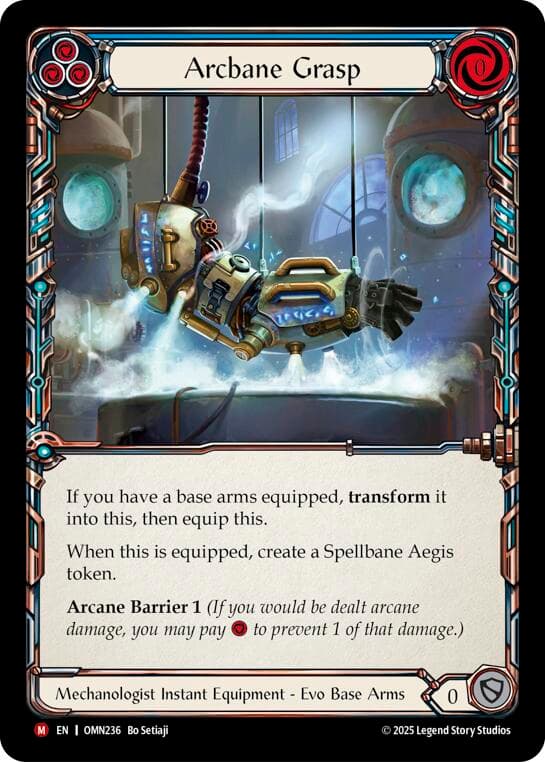 Arcbane Grasp (Blue) — Omens of the Third Age card