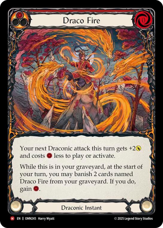 Draco Fire (Red) — Omens of the Third Age card
