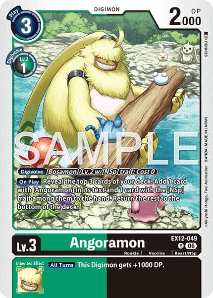 Angoramon — Digital World Shambala card