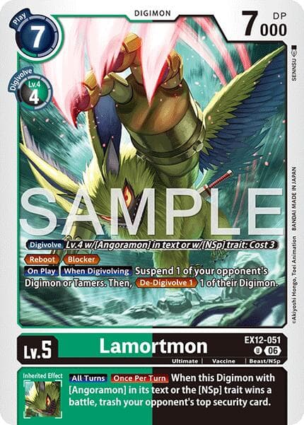 Lamortmon — Digital World Shambala card