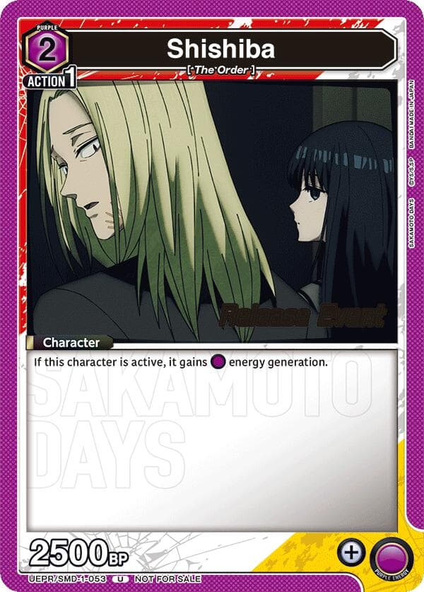 Shishiba (053) (Release Event) — UE19BT: SAKAMOTO DAYS Release Event Cards card