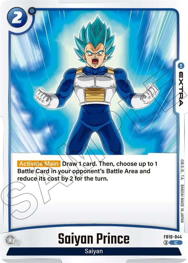 Saiyan Prince — Cross Force card