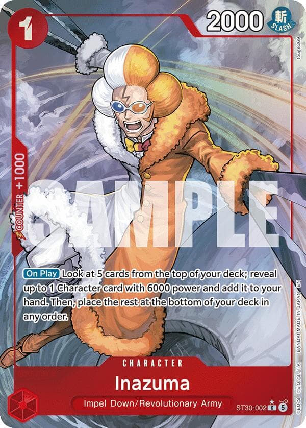 Inazuma (Full Art) — Starter Deck EX: Luffy & Ace card