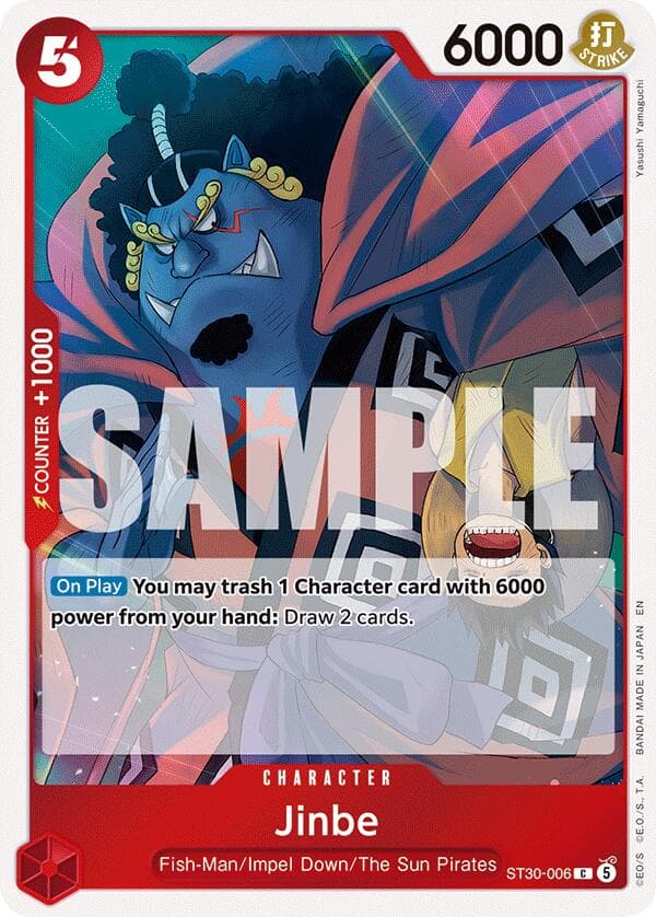 Jinbe — Starter Deck EX: Luffy & Ace card