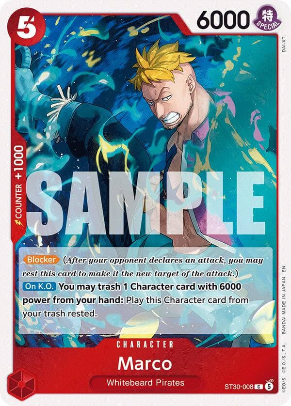 Marco — Starter Deck EX: Luffy & Ace card