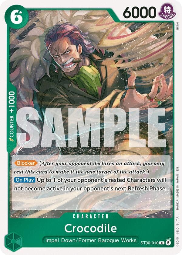 Crocodile — Starter Deck EX: Luffy & Ace card