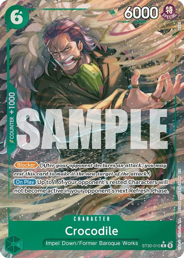 Crocodile (Full Art) — Starter Deck EX: Luffy & Ace card