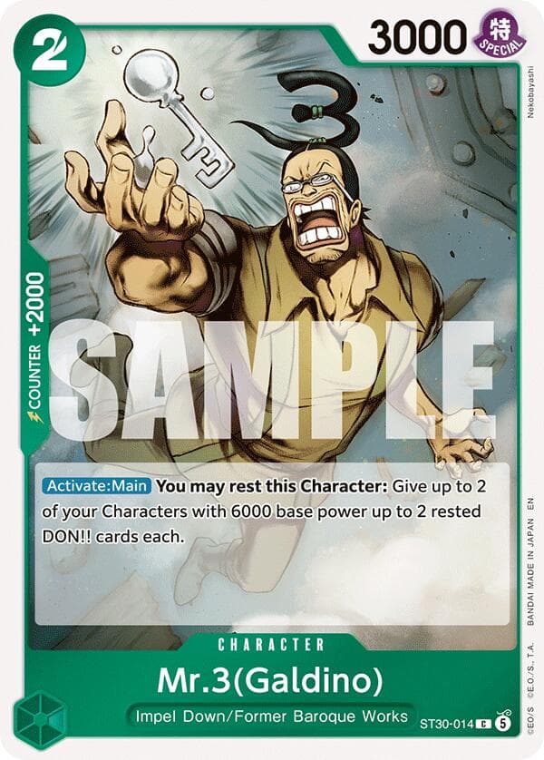 Mr.3(Galdino) — Starter Deck EX: Luffy & Ace card