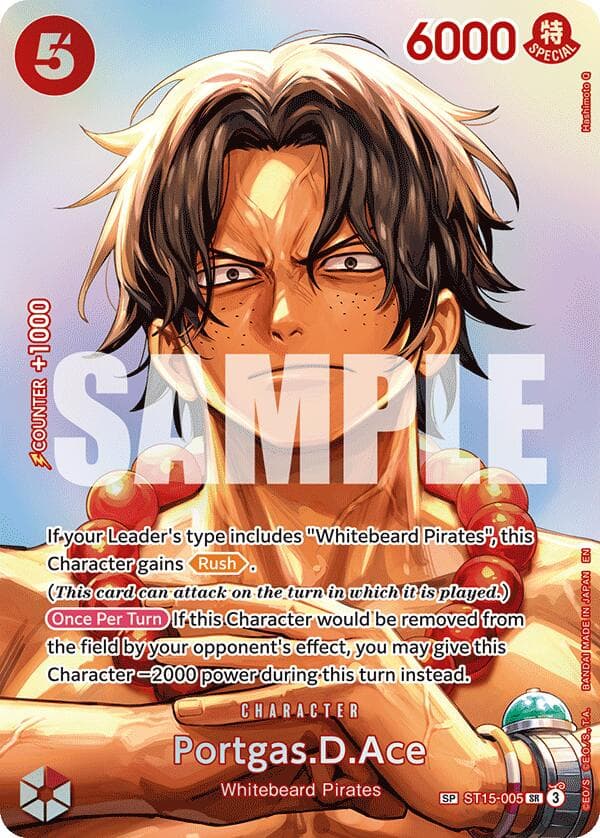 Portgas.D.Ace (SP) — The Time of Battle card