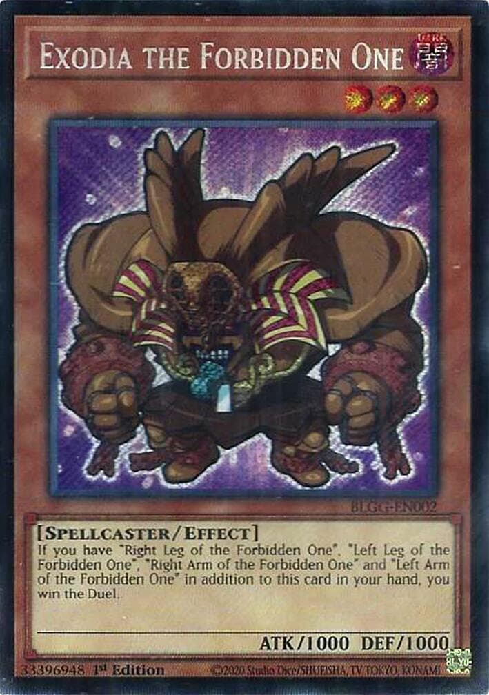 Exodia the Forbidden One — Battles of Legend: Glorious Gallery card