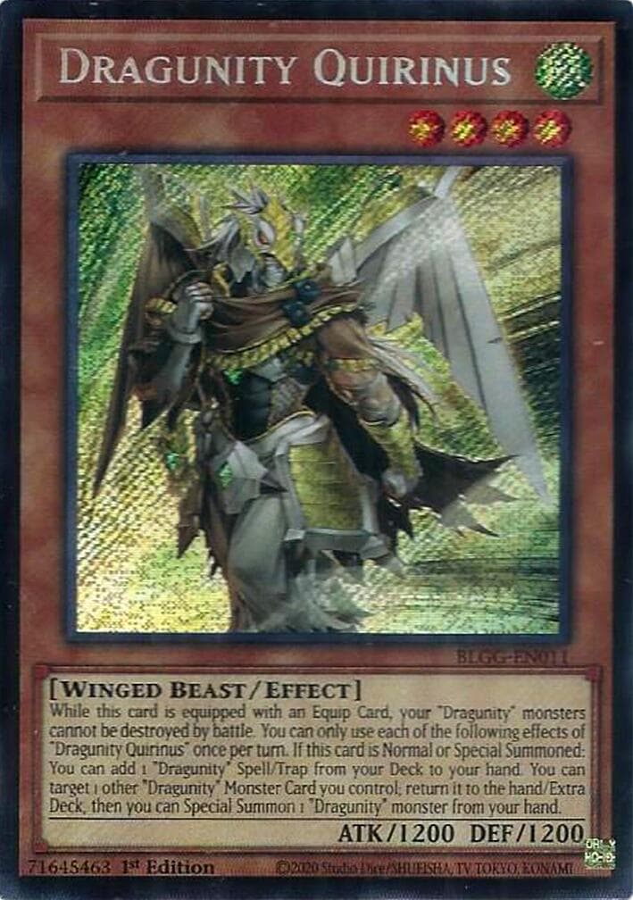 Dragunity Quirinus — Battles of Legend: Glorious Gallery card