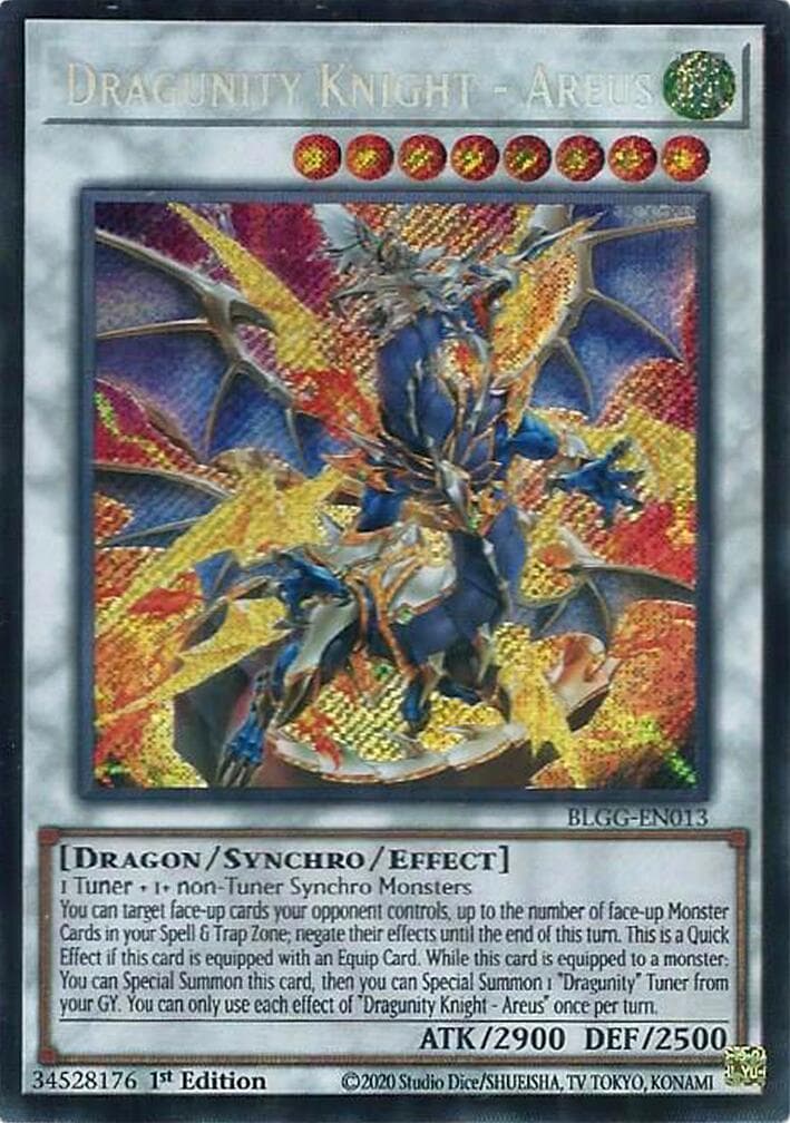 Dragunity Knight - Areus — Battles of Legend: Glorious Gallery card