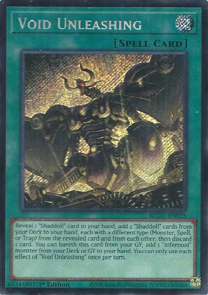 Void Unleashing — Battles of Legend: Glorious Gallery card