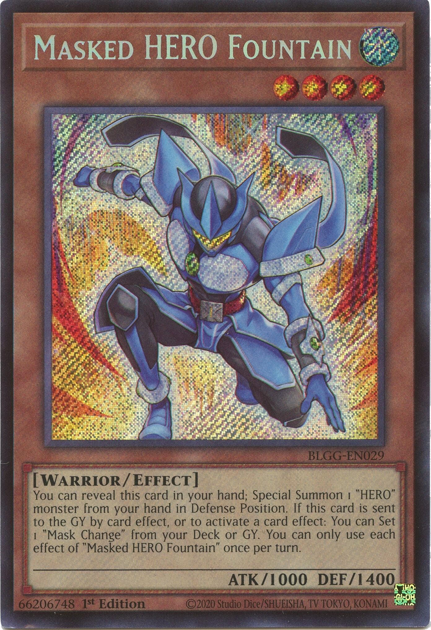 Masked HERO Fountain — Battles of Legend: Glorious Gallery card