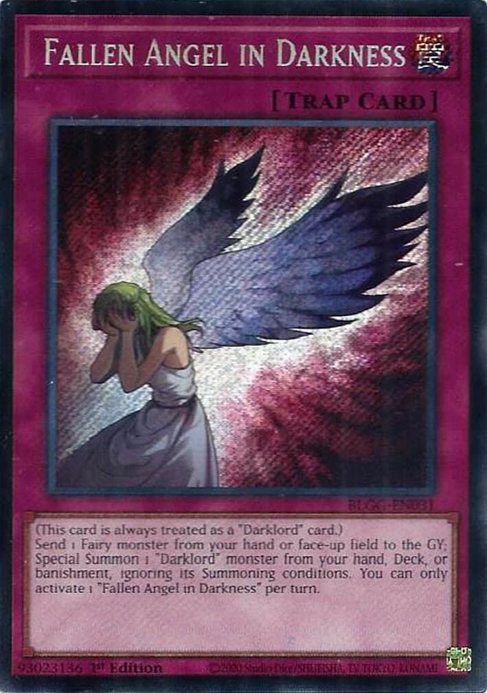 Fallen Angel in Darkness — Battles of Legend: Glorious Gallery card