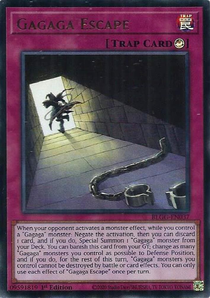 Gagaga Escape — Battles of Legend: Glorious Gallery card