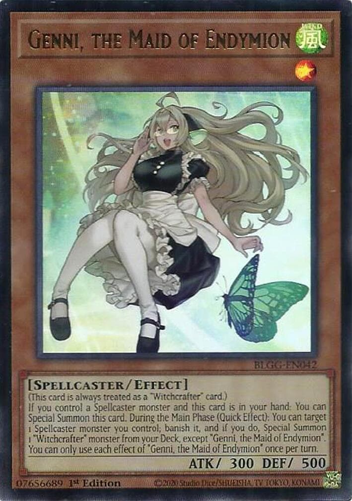 Genni, the Maid of Endymion — Battles of Legend: Glorious Gallery card