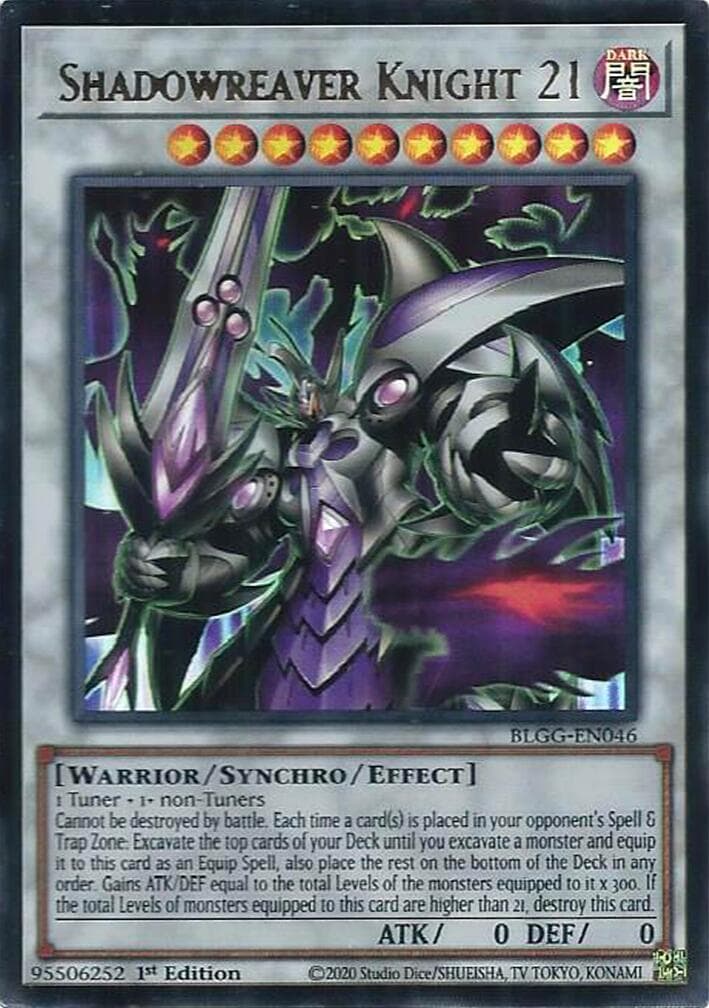 Shadowreaver Knight 21 — Battles of Legend: Glorious Gallery card