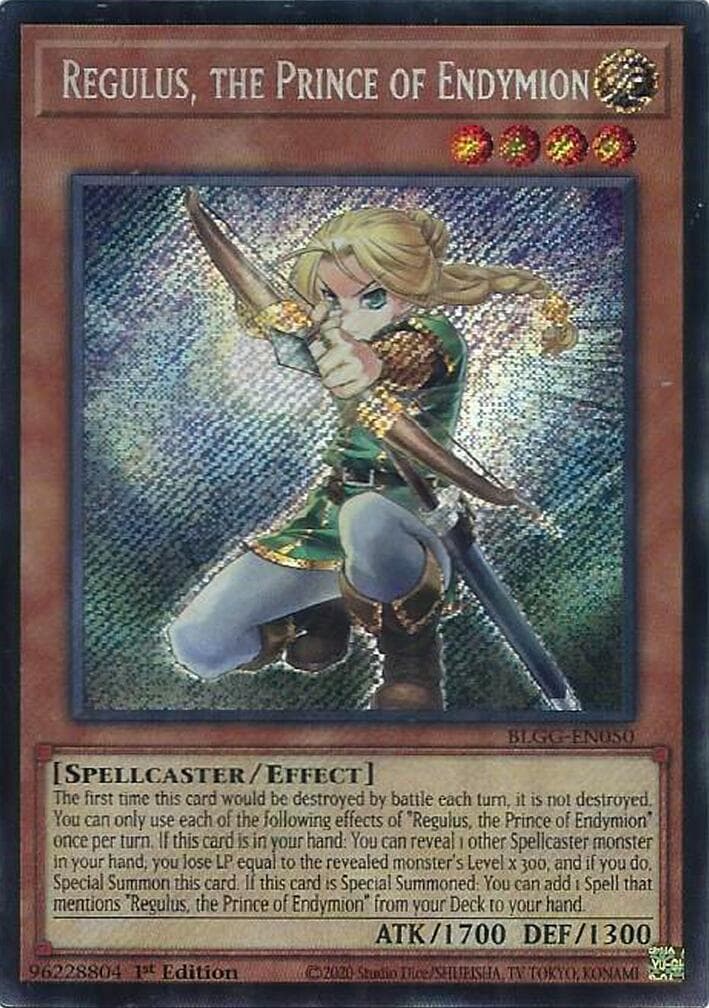 Regulus, the Prince of Endymion — Battles of Legend: Glorious Gallery card
