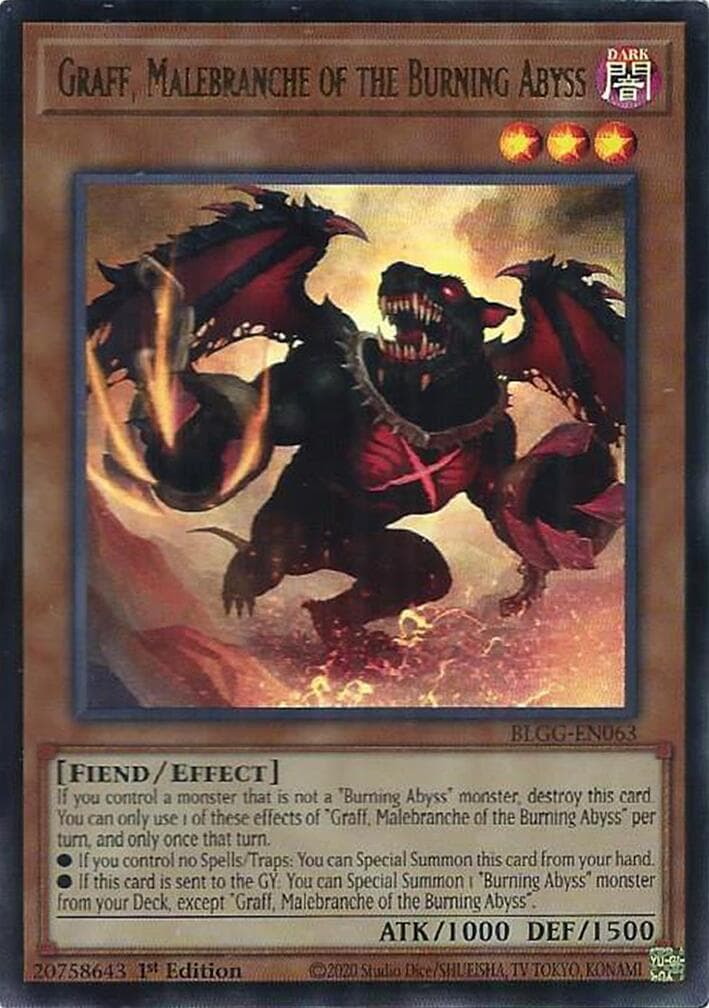 Graff, Malebranche of the Burning Abyss — Battles of Legend: Glorious Gallery card
