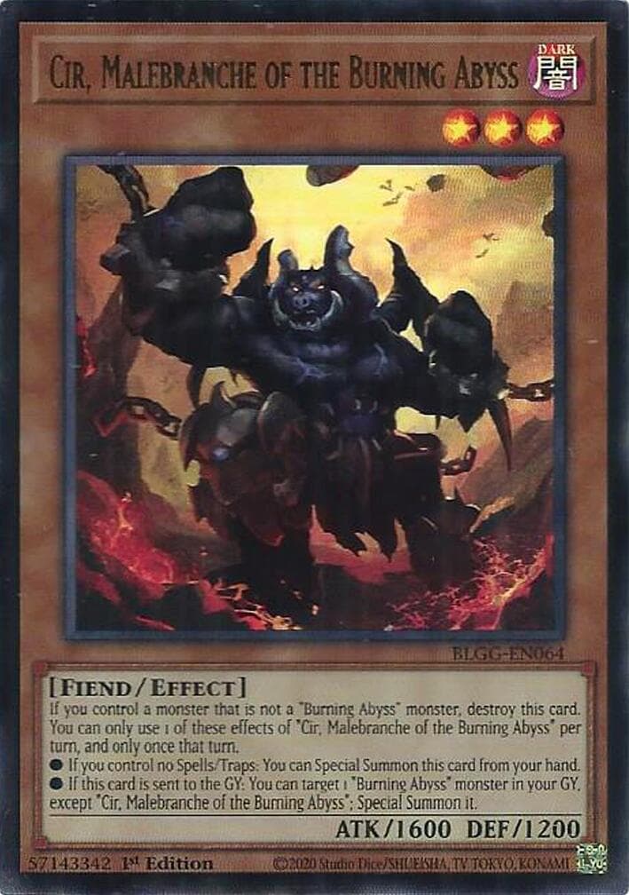 Cir, Malebranche of the Burning Abyss — Battles of Legend: Glorious Gallery card