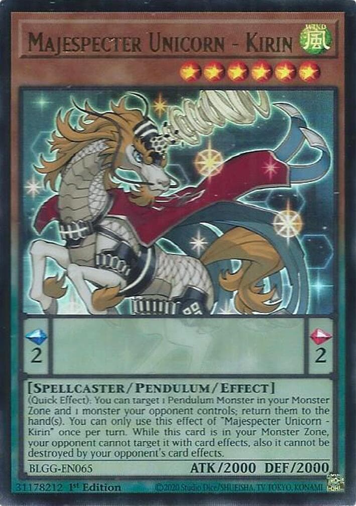 Majespecter Unicorn - Kirin — Battles of Legend: Glorious Gallery card
