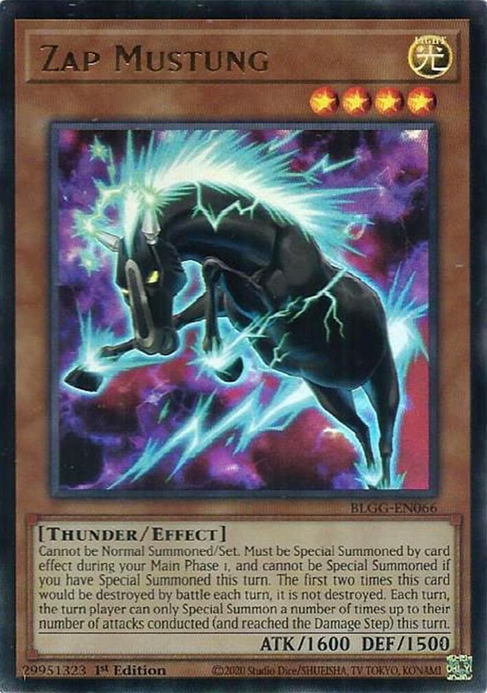Zap Mustung — Battles of Legend: Glorious Gallery card