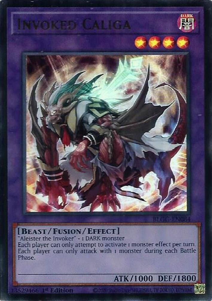Invoked Caliga — Battles of Legend: Glorious Gallery card