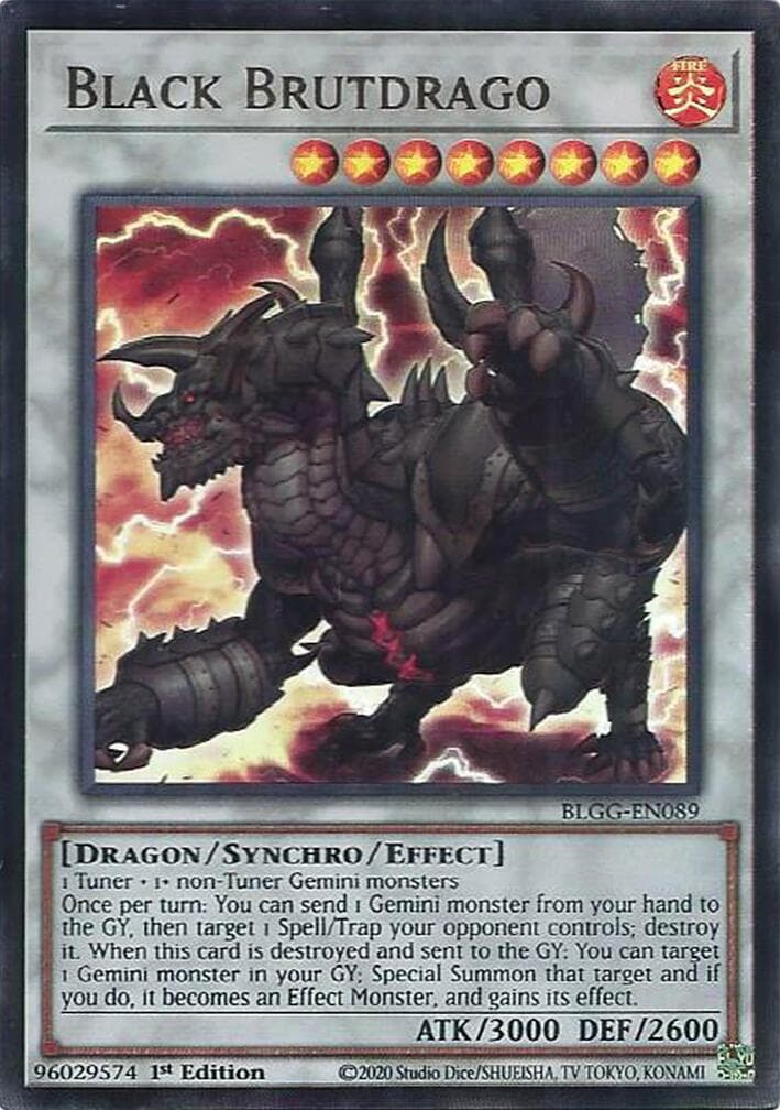 Black Brutdrago — Battles of Legend: Glorious Gallery card