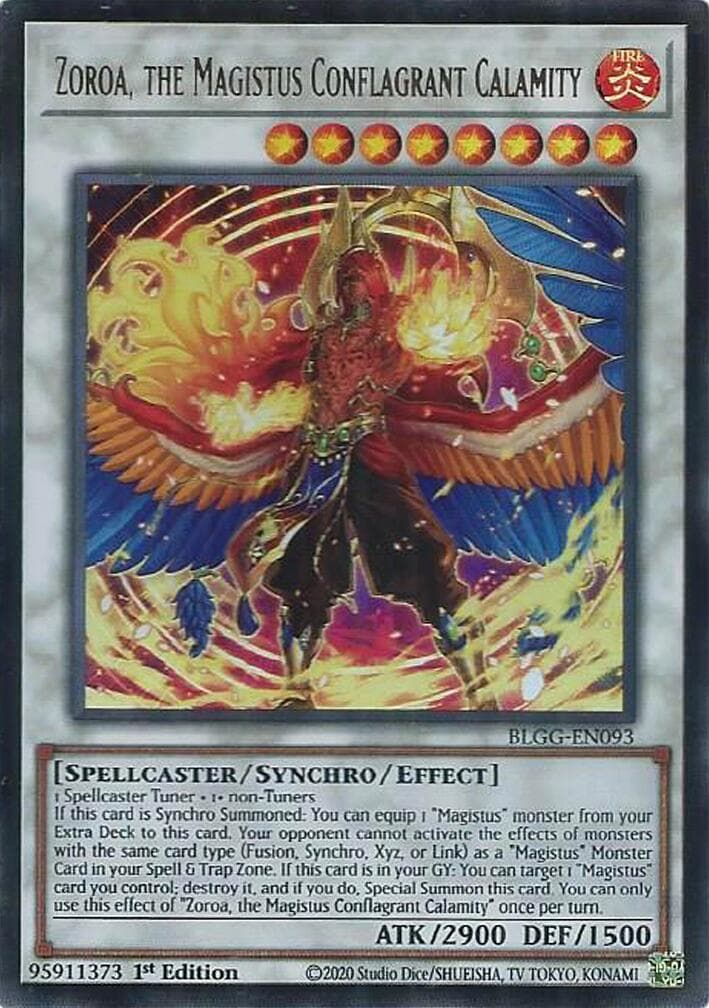 Zoroa, the Magistus Conflagrant Calamity — Battles of Legend: Glorious Gallery card