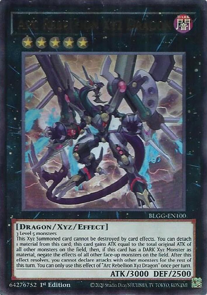 Arc Rebellion Xyz Dragon — Battles of Legend: Glorious Gallery card