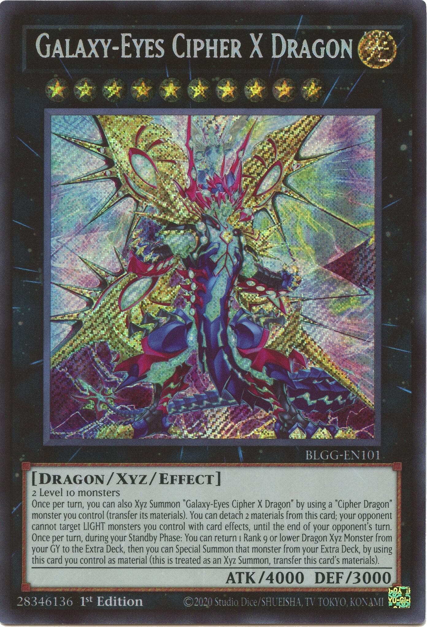 Galaxy-Eyes Cipher X Dragon — Battles of Legend: Glorious Gallery card