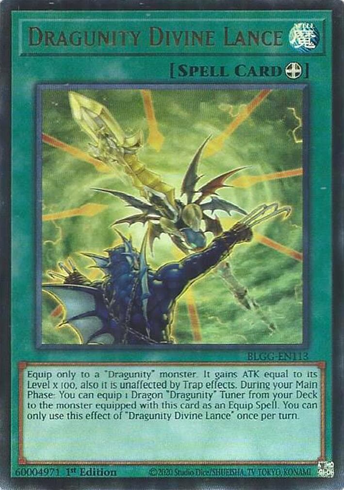 Dragunity Divine Lance — Battles of Legend: Glorious Gallery card