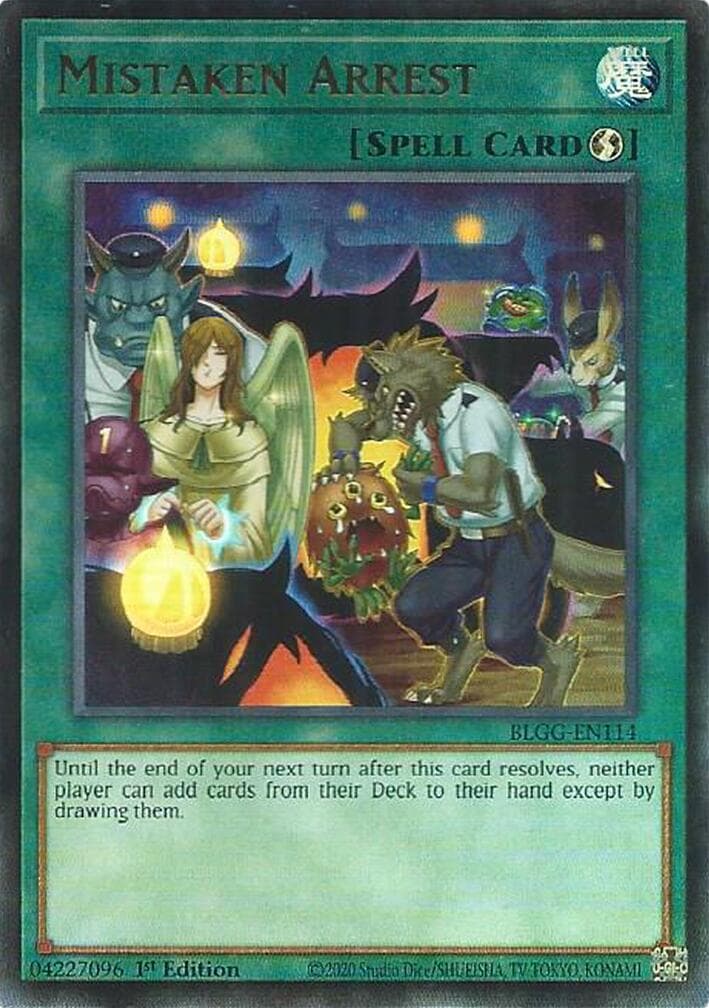 Mistaken Arrest — Battles of Legend: Glorious Gallery card