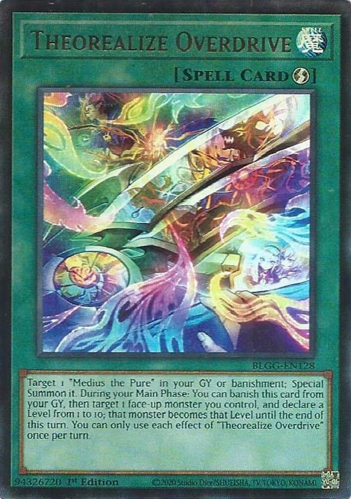 Theorealize Overdrive — Battles of Legend: Glorious Gallery card