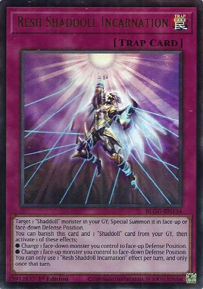 Resh Shaddoll Incarnation — Battles of Legend: Glorious Gallery card