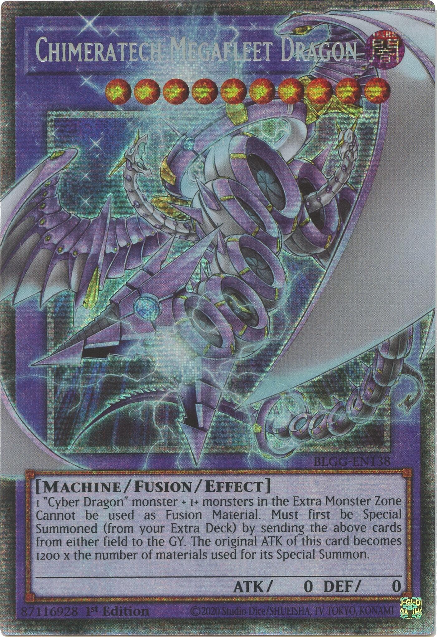 Chimeratech Megafleet Dragon (Starlight Rare) — Battles of Legend: Glorious Gallery card