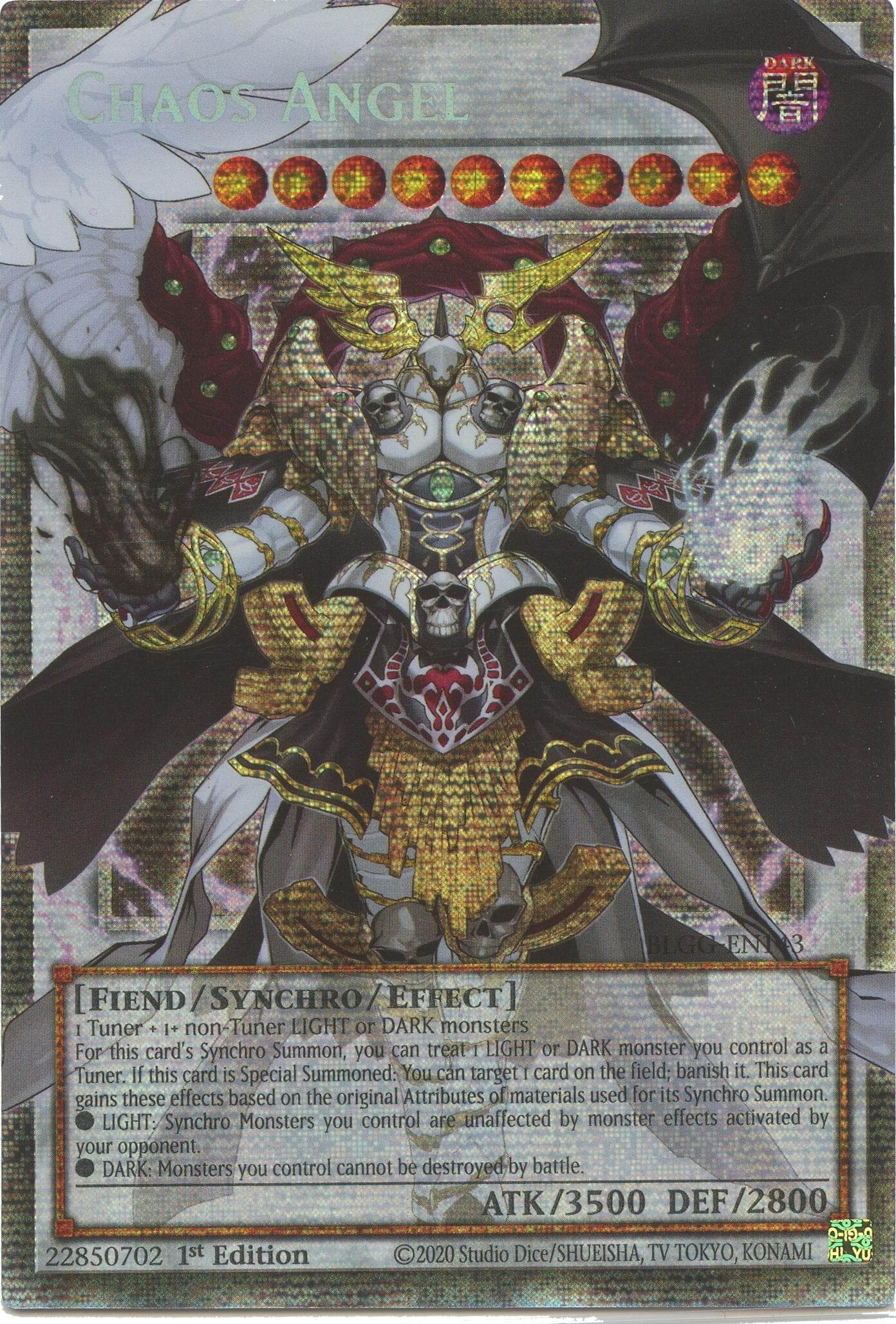 Chaos Angel (Starlight Rare) — Battles of Legend: Glorious Gallery card