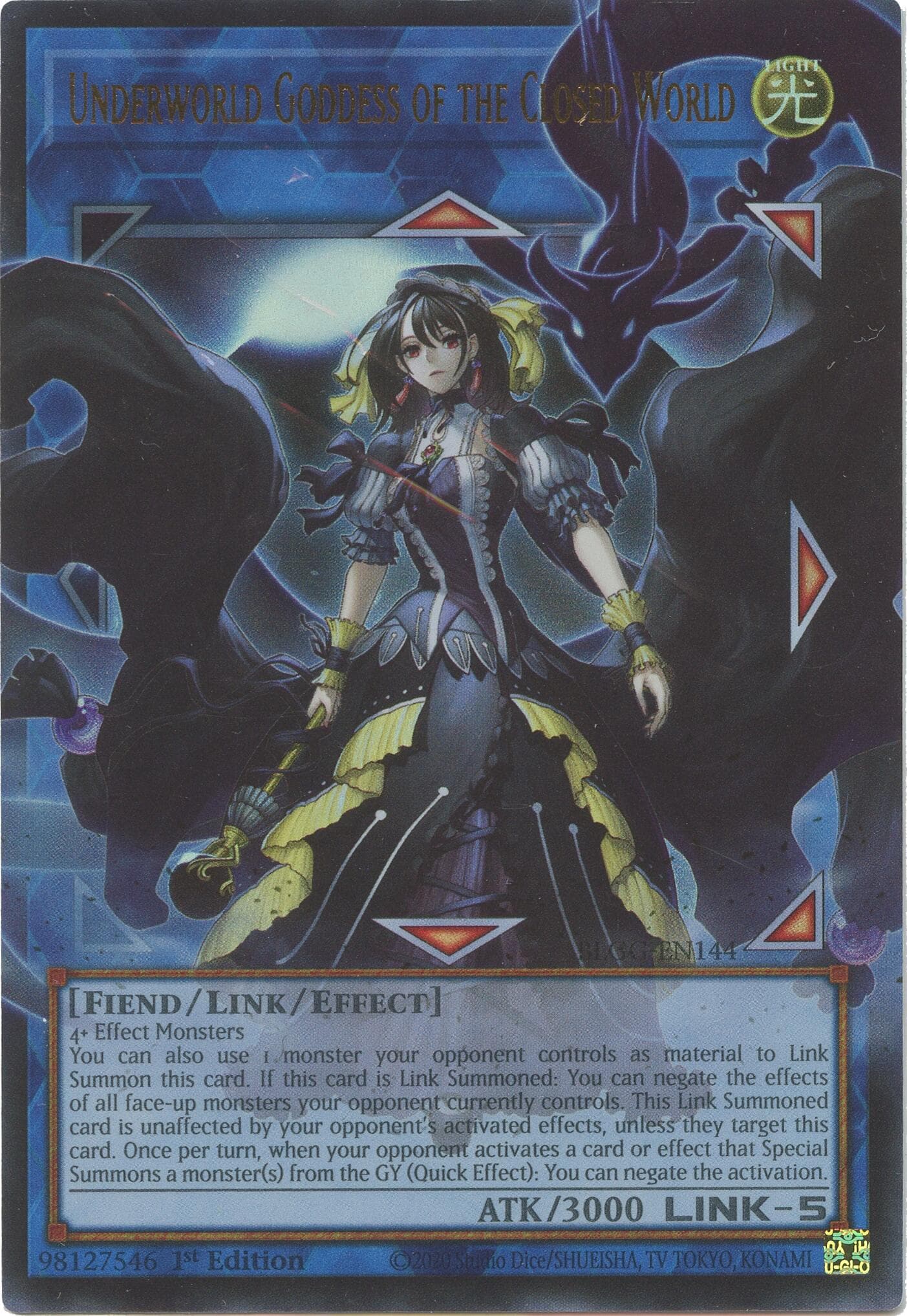Underworld Goddess of the Closed World — Battles of Legend: Glorious Gallery card
