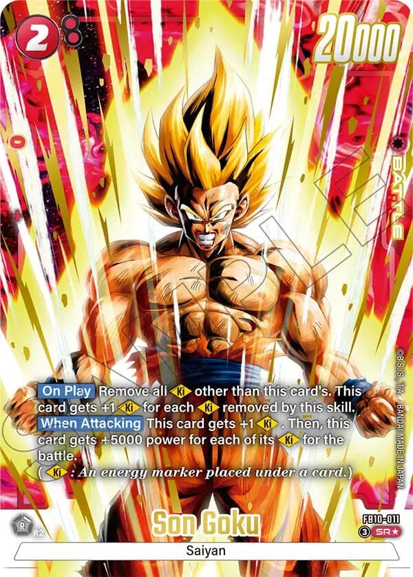 Son Goku - FB10-011 (Alternate Art) — Cross Force card