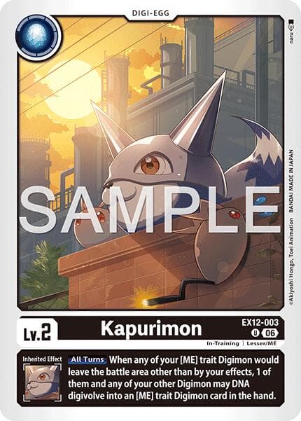 Kapurimon — Digital World Shambala card