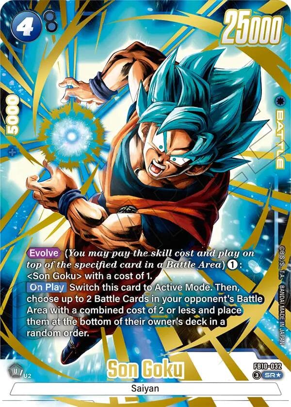Son Goku - FB10-032 (Alternate Art) — Cross Force card