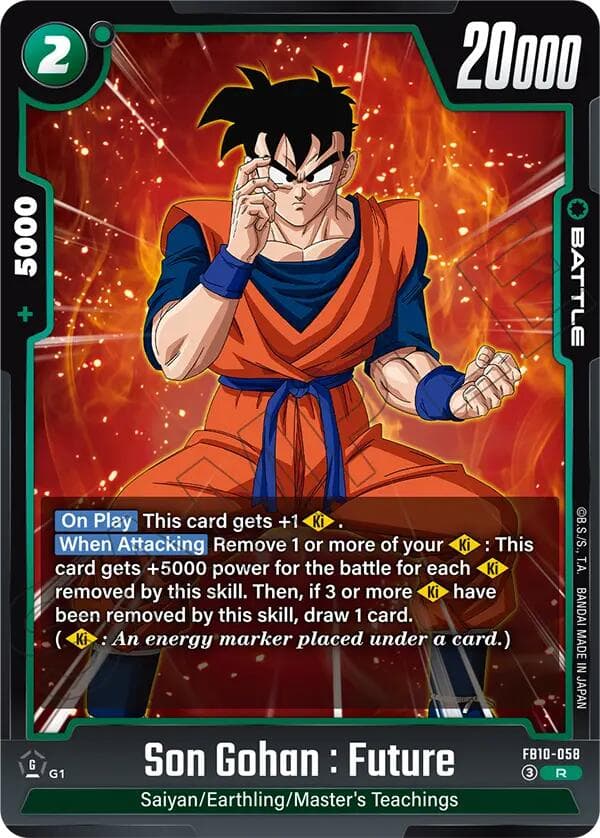 Son Gohan : Future - FB10-058 — Cross Force card