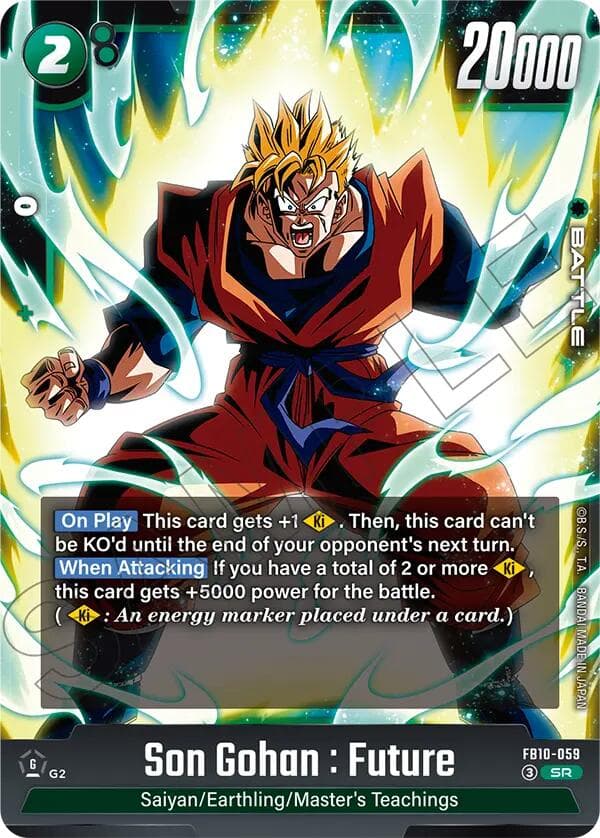 Son Gohan : Future - FB10-059 — Cross Force card