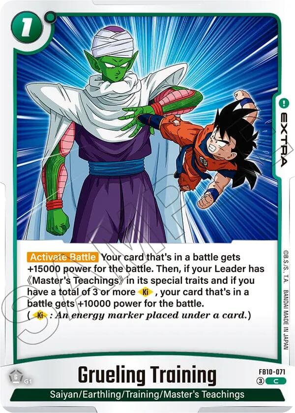 Grueling Training — Cross Force card